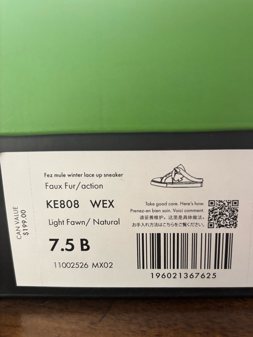 Kate spade fez mule lace up sneaker - Picture 5 of 5